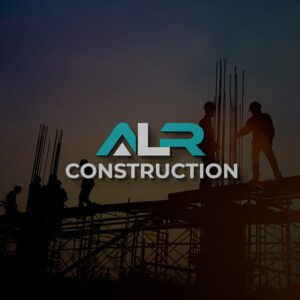 ALR Construction logo, designed by Luxbranding