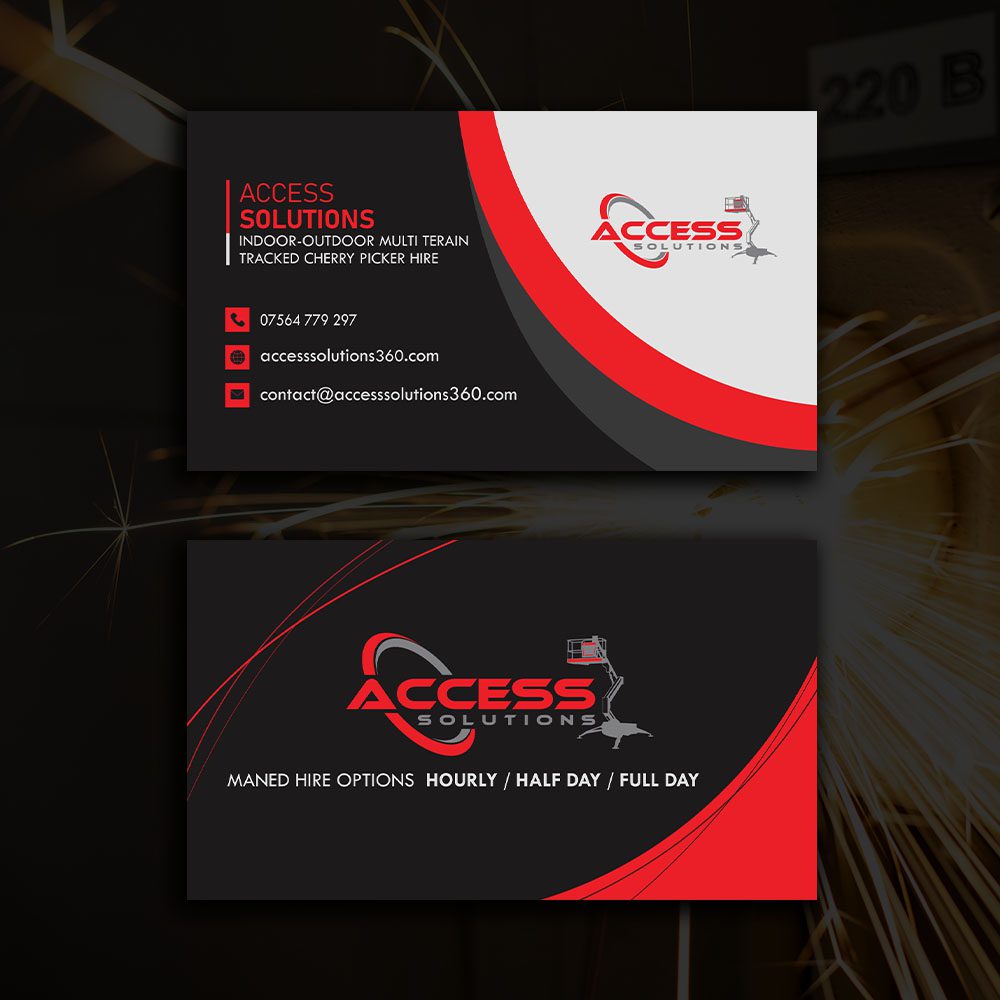 Access Solutions, design work by Luxbranding