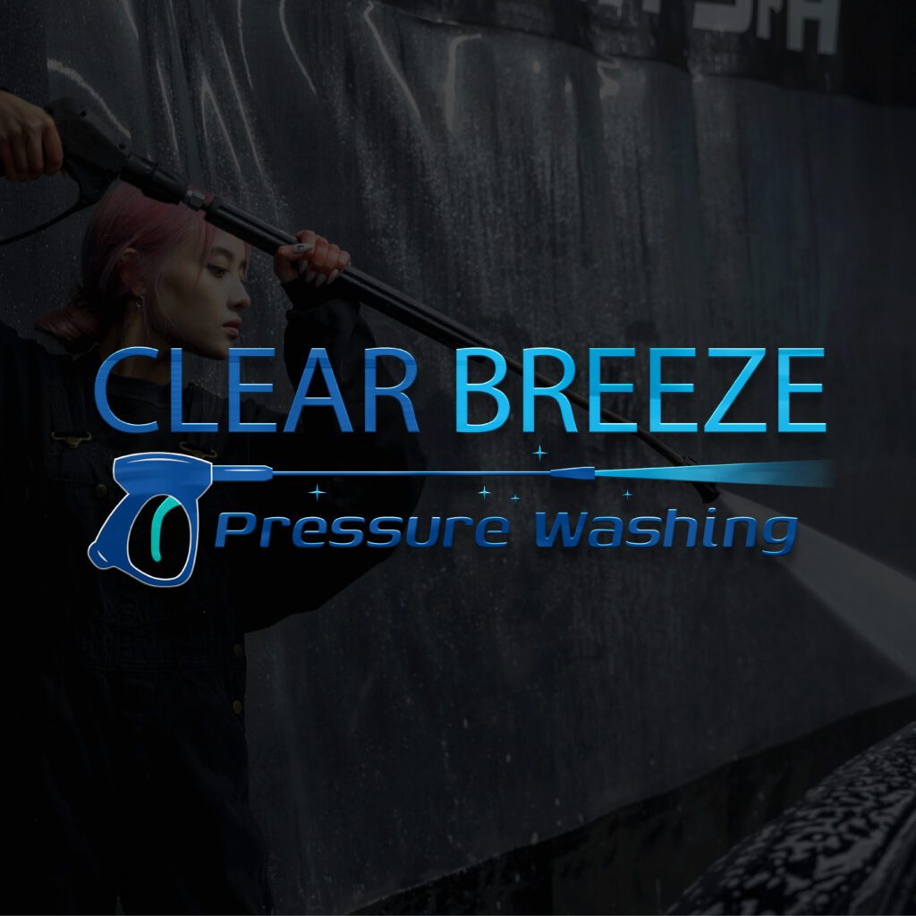 Clear Breeze Pressure Washing, design work by Luxbranding