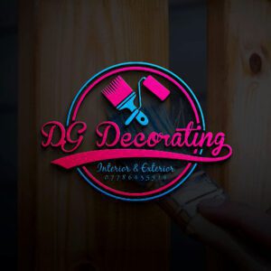 DG Decorating logo, designed by Luxbranding