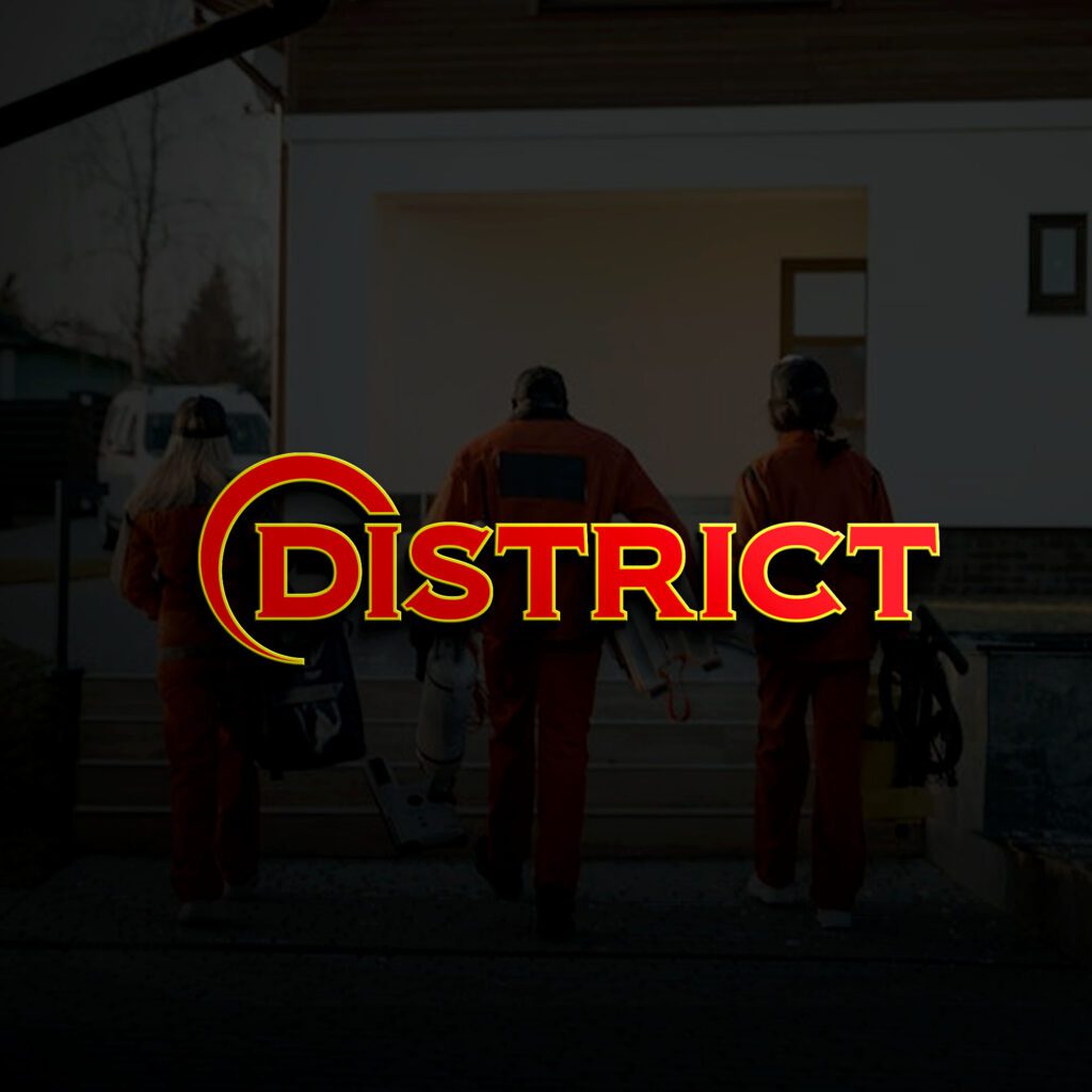 District, design work by Luxbranding