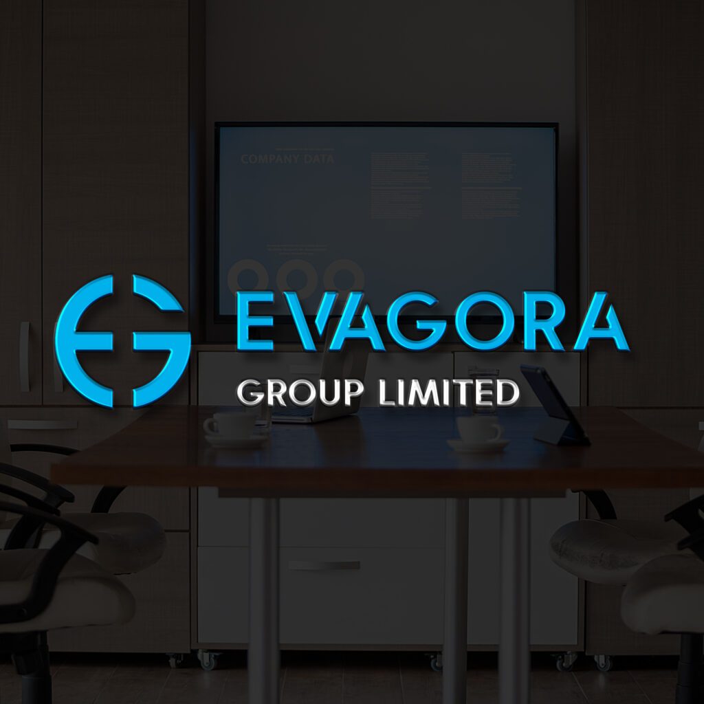 Evagora, design work by Luxbranding