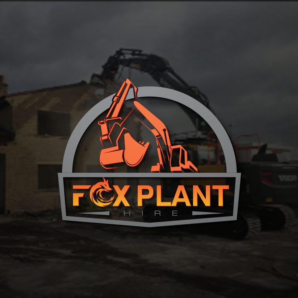 Fox Plant Hire, design work by Luxbranding