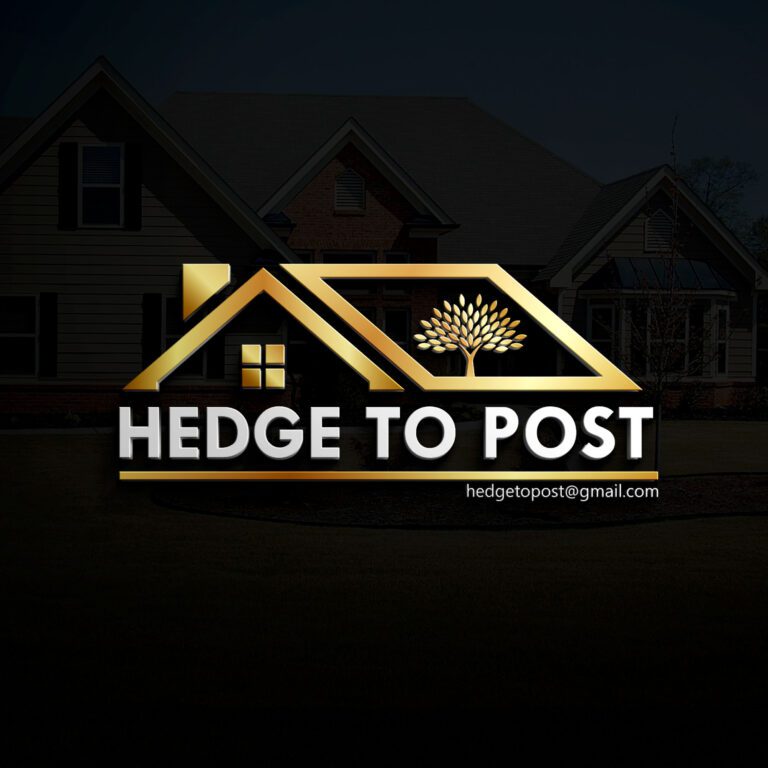 Hedge to Post logo, Luxbranding portfolio