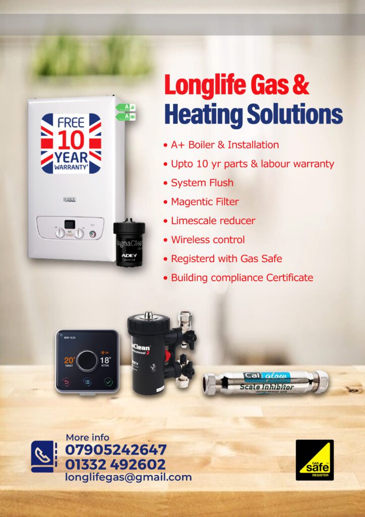 Longlife Gas Heating Solutions, design work by Luxbranding