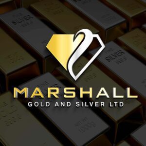 Marshall Gold & Silver logo, designed by Luxbranding