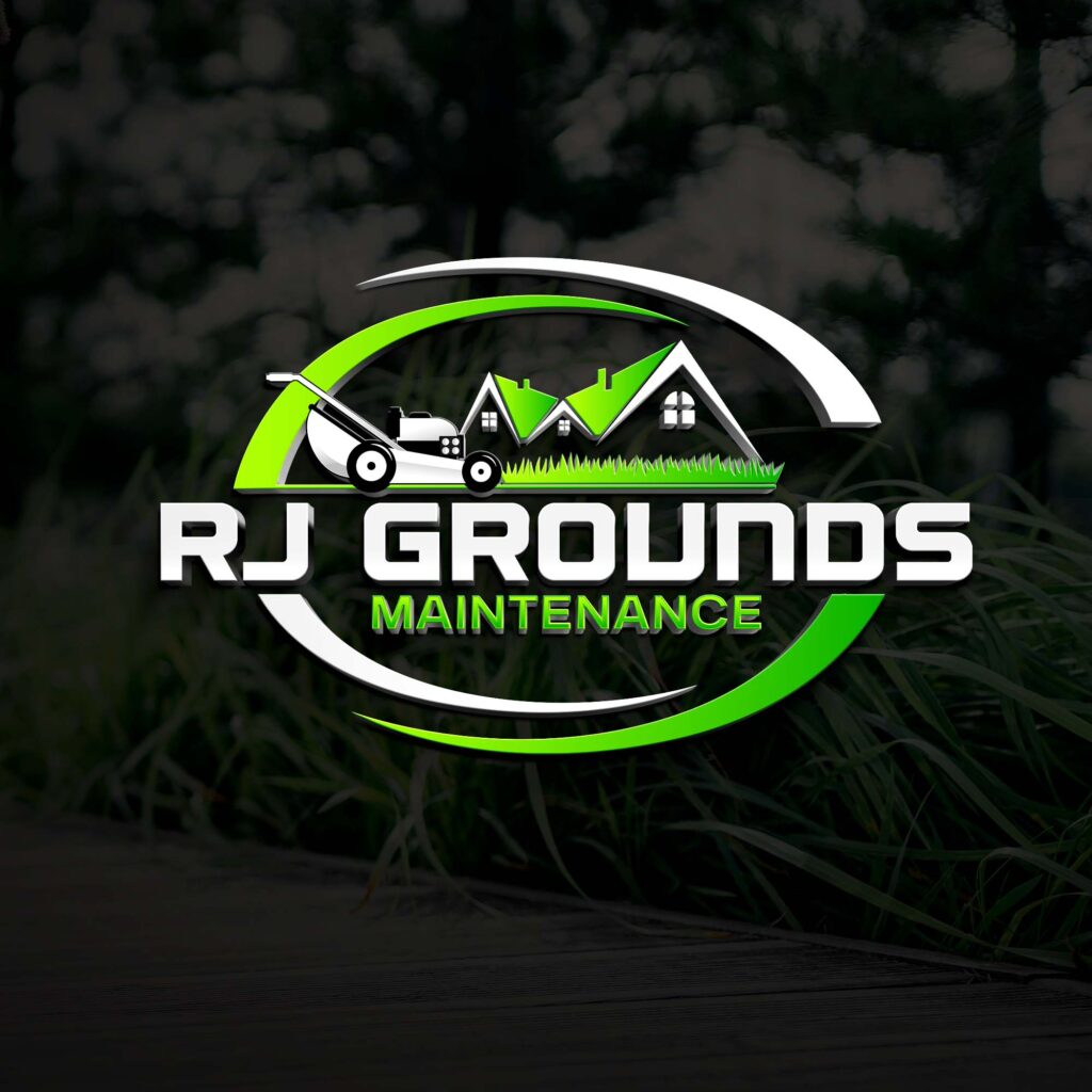 RJ Grounds Maintenance, design work by Luxbranding