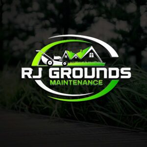 RJ Grounds Maintenance logo, designed by Luxbranding