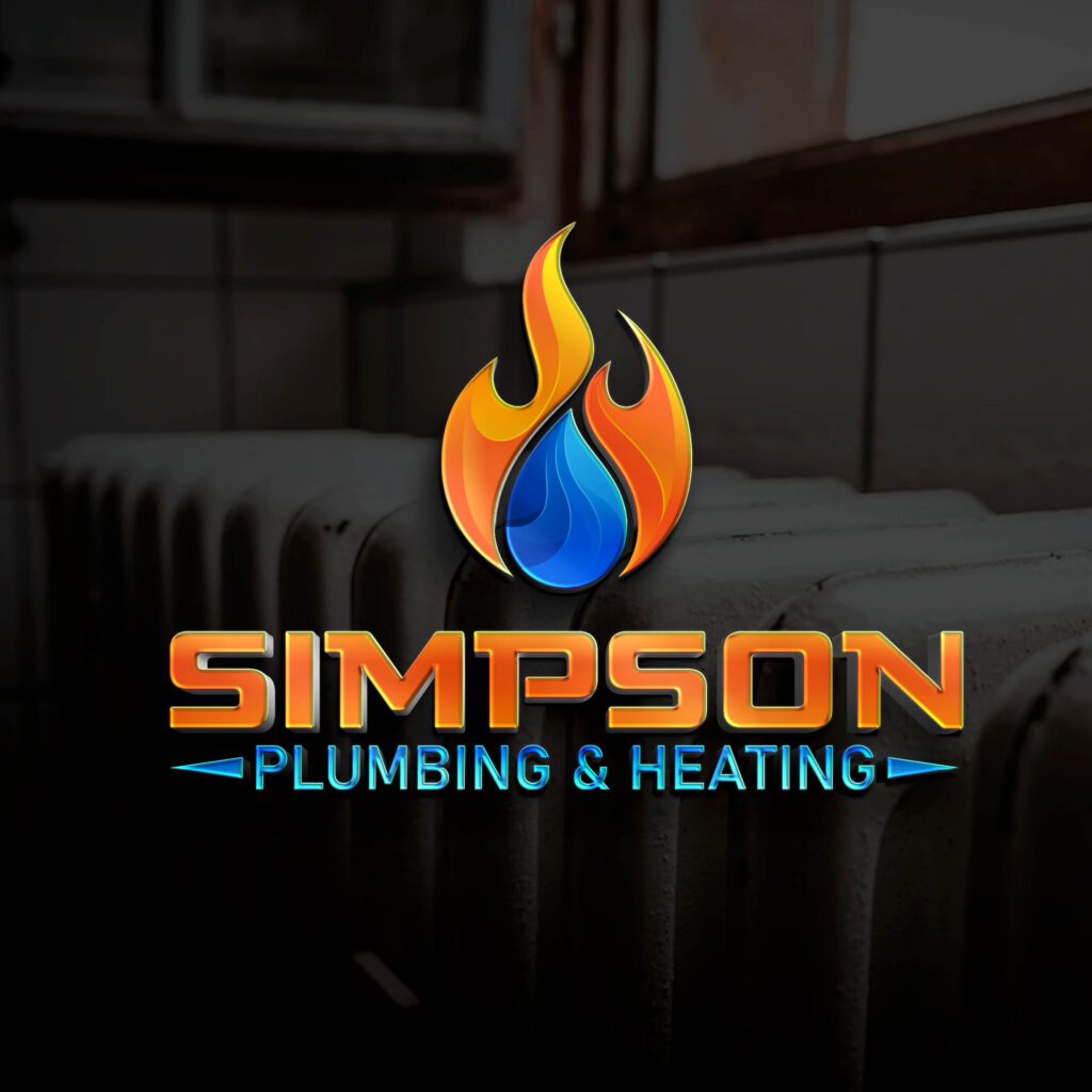 Simpson Plumbing Heating, design work by Luxbranding