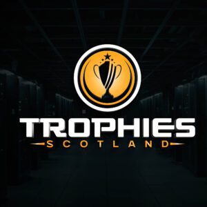 Trophies Scotland logo, designed by Luxbranding
