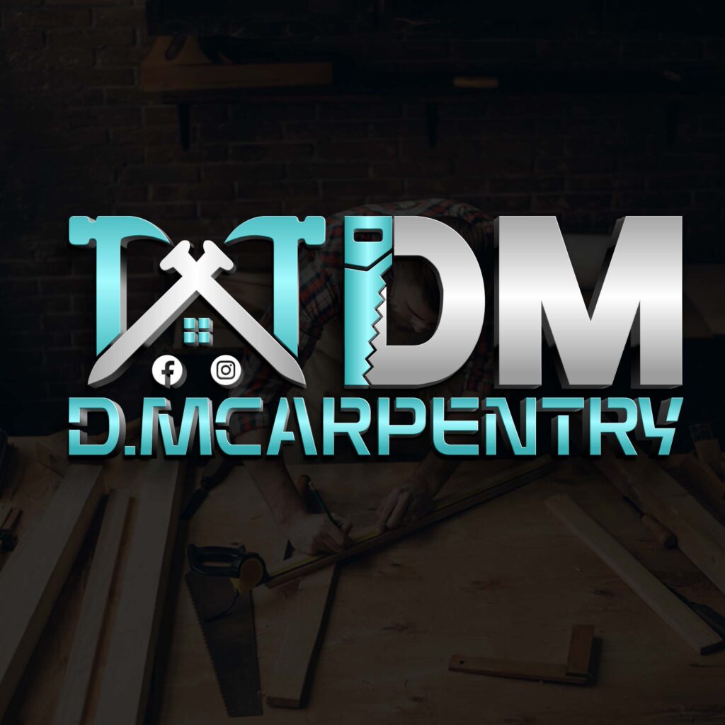 DM Carpentry, design work by Luxbranding